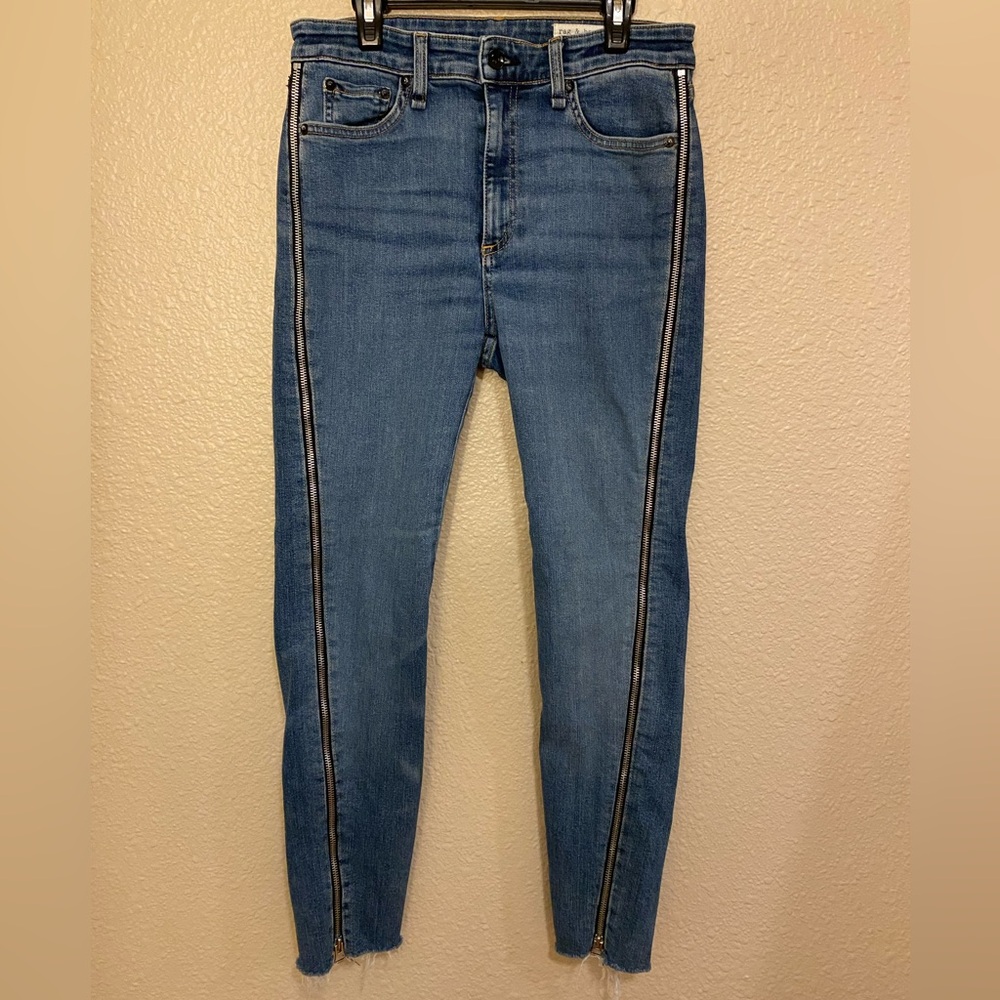 EUC Rag & Bone Nina High Rise Skinny Jeans